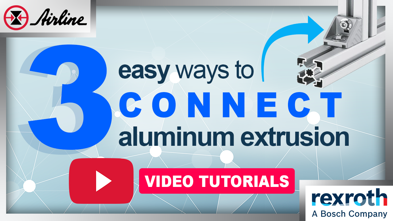 How to Connect Aluminum Extrusion Profiles in 3 Ways M12 Screw, Quick